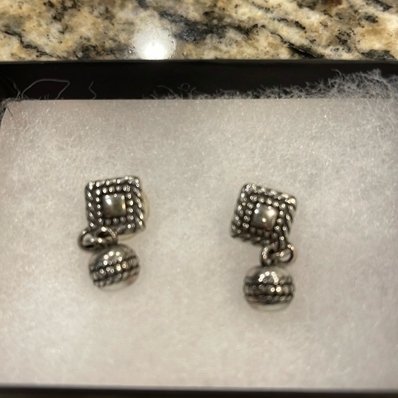 Brighton silver drop earrings. - Picture 3 of 3